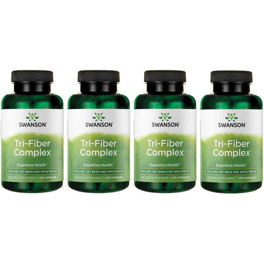 Swanson Tri-Fiber Complex bottle for convenient daily digestive support.