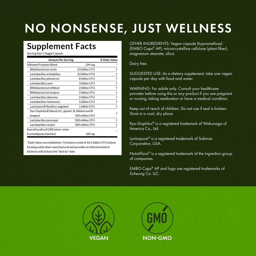 Swanson Ultimate Probiotic DRcaps capsules showing delayed-release delivery protecting probiotics.