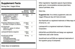 Swanson Ultra Potency Probiotic capsules provide 66B CFUs for daily immune and digestion support.