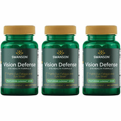 Swanson Vision Defense bottle with 60 softgels for daily eye health support