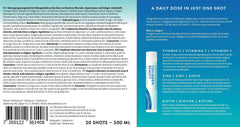 Natural berry flavor, sugar-free, Swedish Nutra Collagen Beauty Shot.