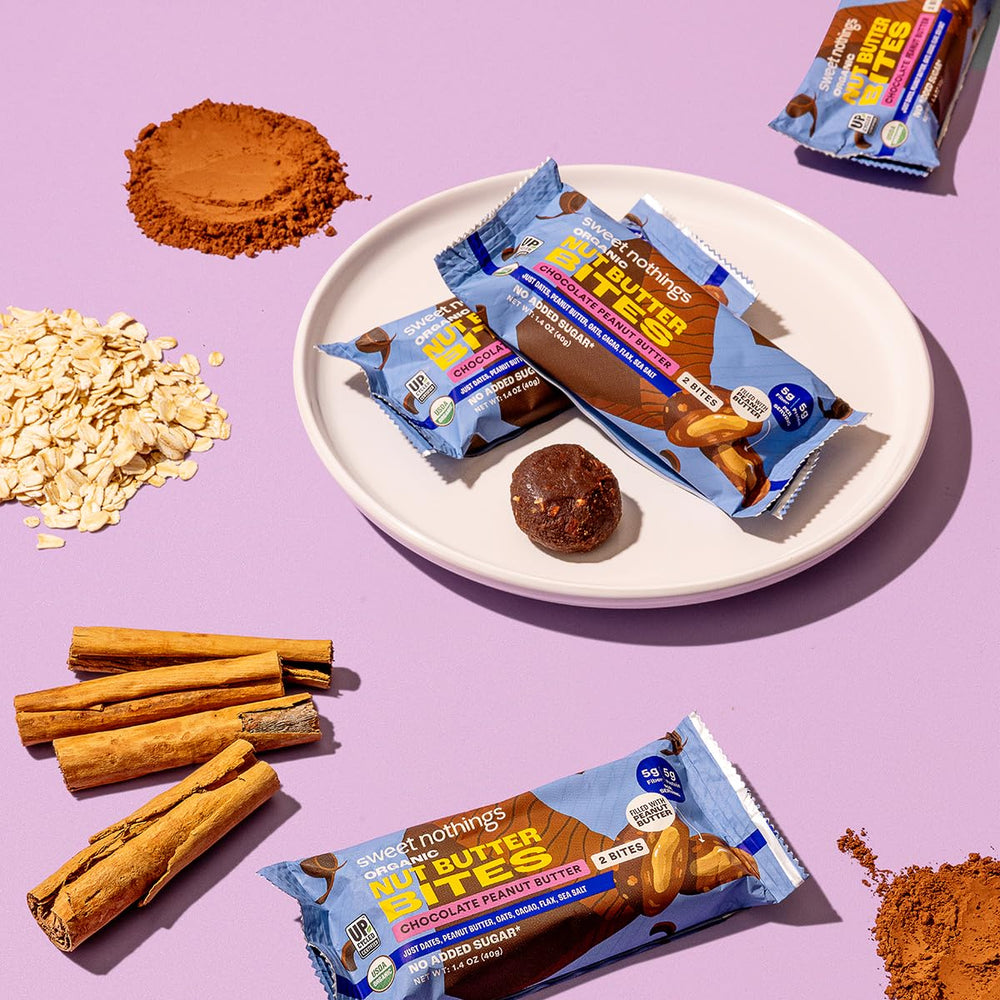 Sweet Nothings Oatmeal Raisin bites flavor display