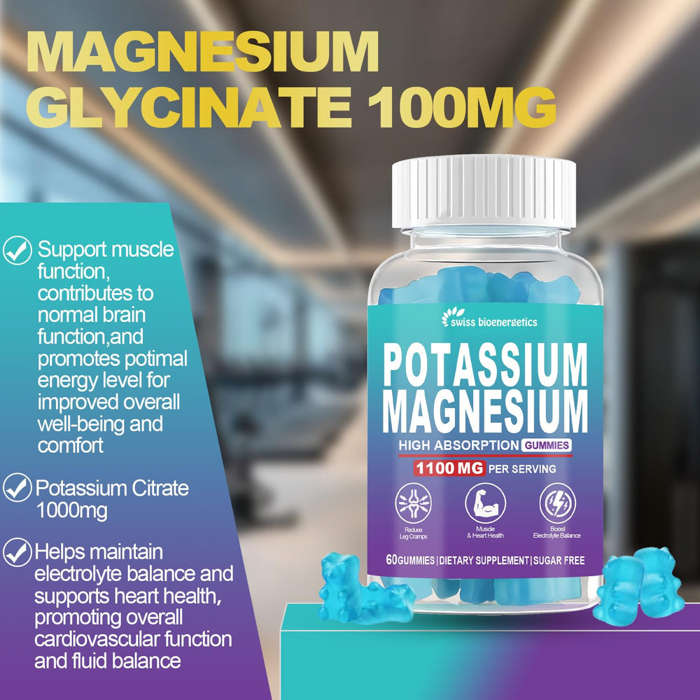 Swiss Bioenergetics blueberry gummies ingredients panel shows clean electrolyte support