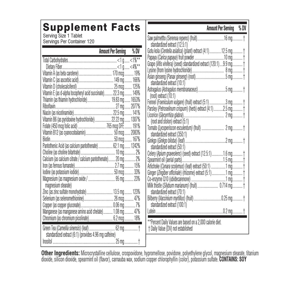 Swisse Ultivite vitamins blend for male health and vitality.