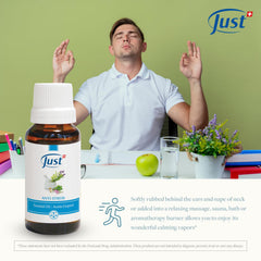SwissJust Stress Relief added to a calming bath ritual