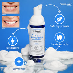 USA-made label on Swissker ShineFoam packaging signaling quality craftsmanship