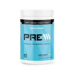Swolverine PRE bottle pour showing stimulant free energy and endurance