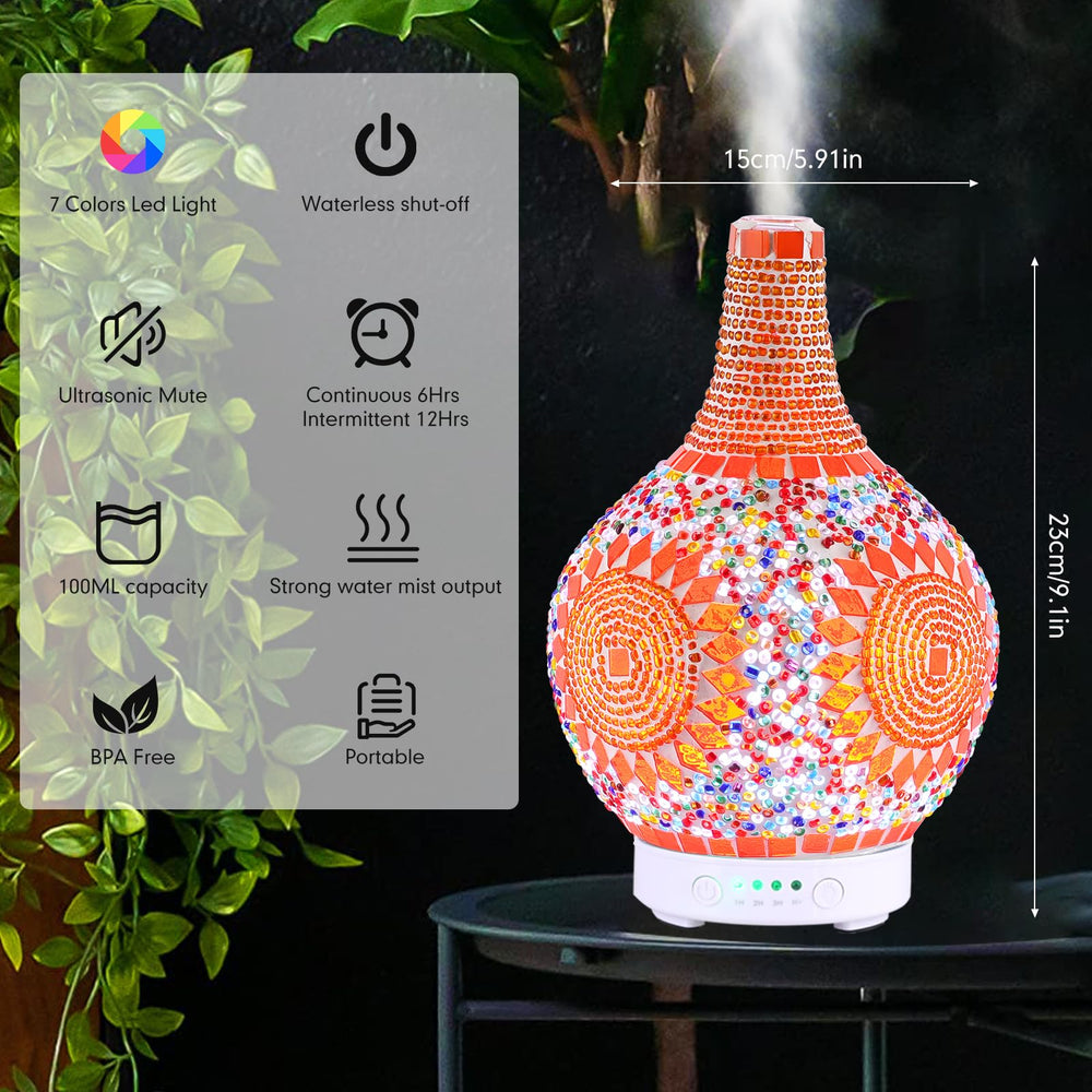 Swordforce BPA-free glass diffuser ensures safe family use at home.