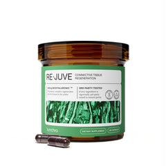Synchro ReJuve joint bottle pour showcases convenient capsules for daily joint support.