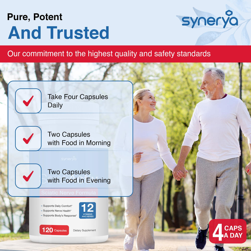 SYNERYA Nerve wellness formula in morning routine supports daily calm and focus.