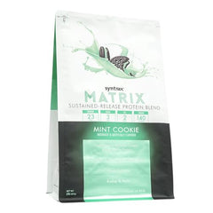 Real cookie pieces visible in a Matrix shake for texture and flavor