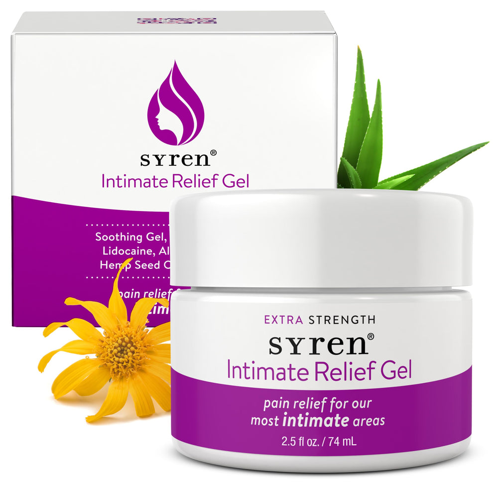 SYREN Intimate Relief Gel bottle 2oz offers targeted comfort for sensitive areas