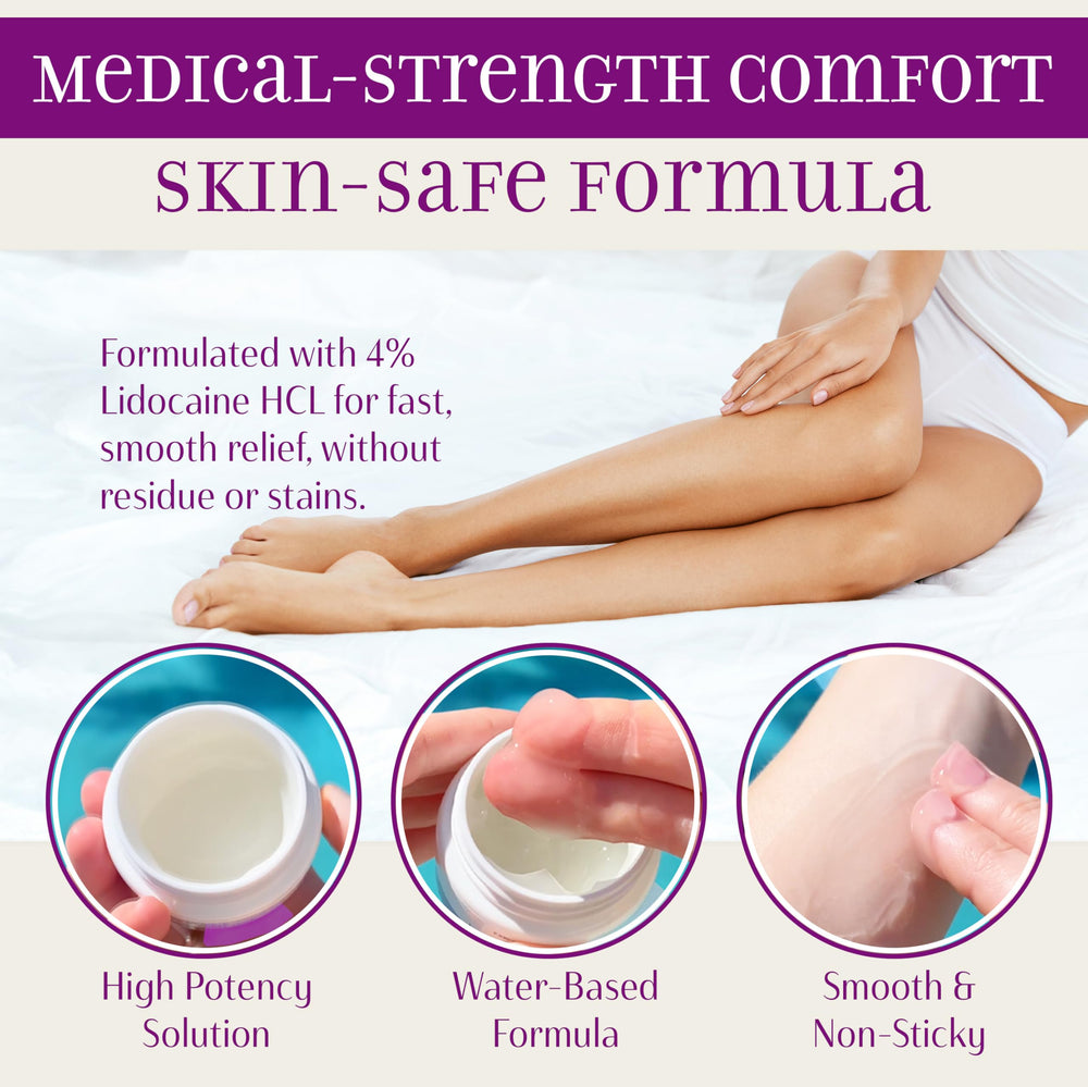 SYREN Intimate Relief Gel unscented jar ready for discreet care