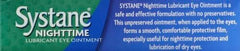 Systane Nighttime Ointment nighttime use setup with tube and applicator