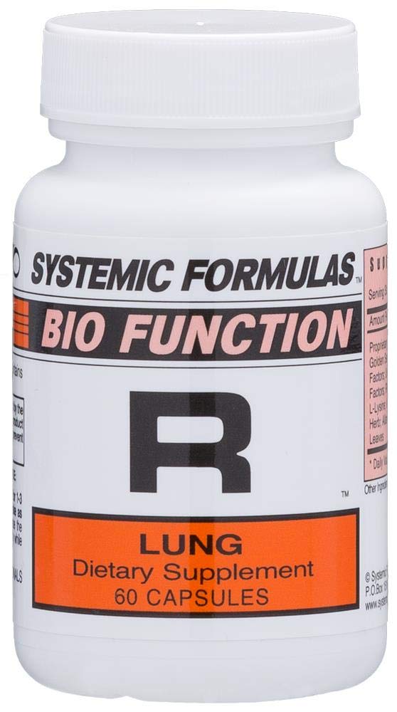 Systemic Formulas Bio Function R Lung bottle for respiratory support and mucus balance