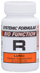 Systemic Formulas Bio Function R Lung bottle for respiratory support and mucus balance