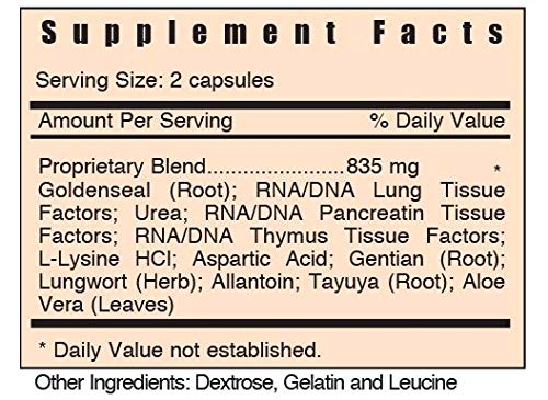 Systemic Formulas Bio Function R Lung capsules provide daily lung health support and oxygen carrying support