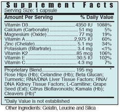 DV3 capsule close-up emphasizing high bioavailability for daily use.