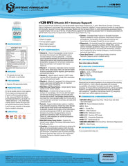 DV3 ingredients graphic featuring vitamin D3 and K2 for immune balance.