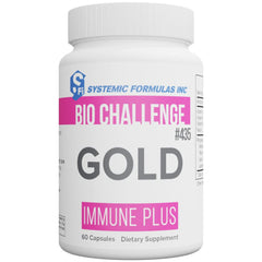 Systemic Formulas Gold Immune Plus bottle front for general immune support