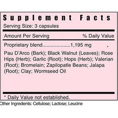 Systemic Formulas VRM1 amber bottle on shelf for daily digestive routines.