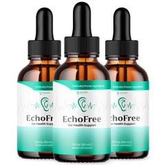 Syvor Echo Free Drops bottle with label showcasing 90 servings for daily support.
