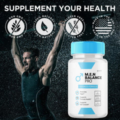 Syvor M.E.N Balance Pro capsules close-up reveals natural color and form.