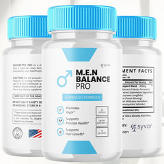 Two-pack visual shows value for ongoing daily wellness with Syvor M.E.N. Balance Pro.
