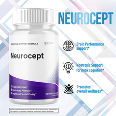 Syvor Neurocept bottle label view highlighting premium ingredients
