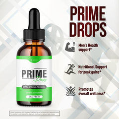 Syvor Prime Drops bottle being poured suggests easy daily dosing