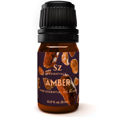 Sz Essentials Amber Oil bottle ready for on-the-go aromatherapy.