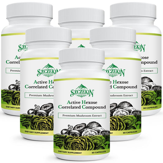 SZCZEKIN AHC 1500mg bottle shown for daily immune support.