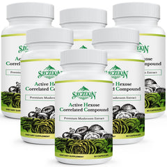 SZCZEKIN AHC 1500mg bottle shown for daily immune support.