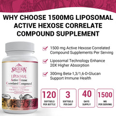 SZCZEKIN beta-glucans 300mg capsule showing strong beta-glucan content for immune support