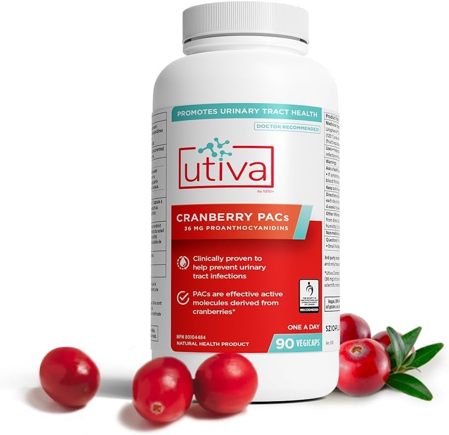 Morning routine scene with Szio+ Utiva Cranberry PACs on a tray.