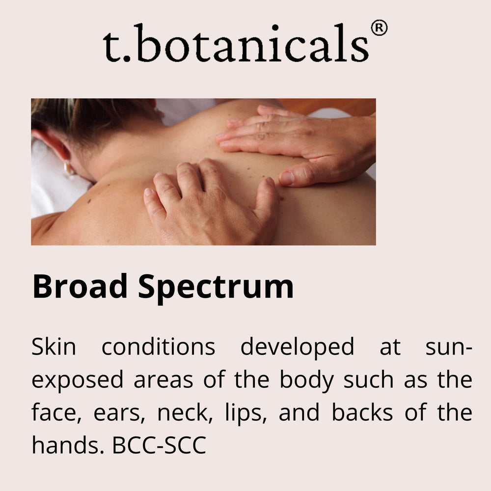 t.botanicals Eggplant Extract Cream swirl on skin demonstrates quick absorption