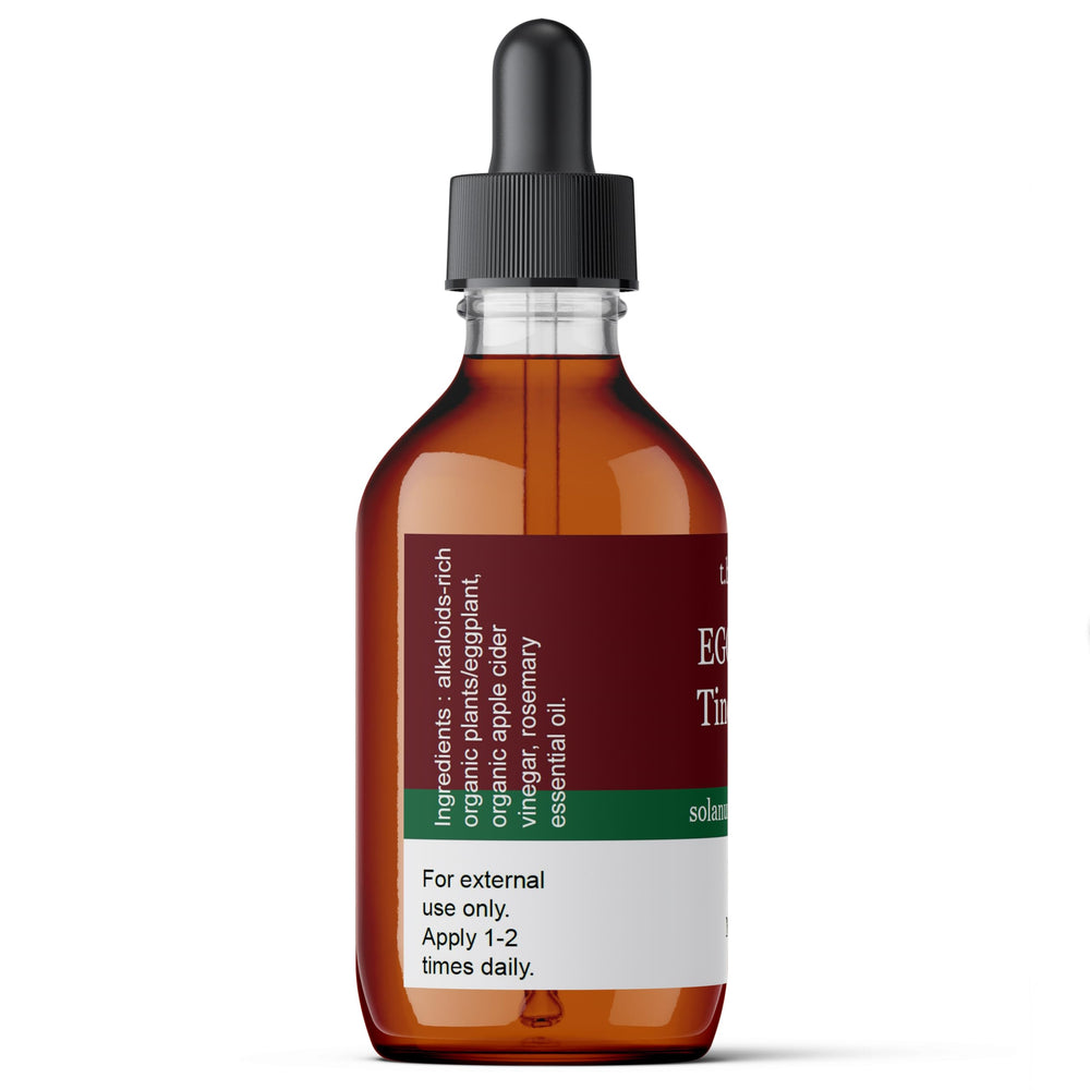 t.botanicals eggplant tincture ingredients including frankincense and rosemary for skin care