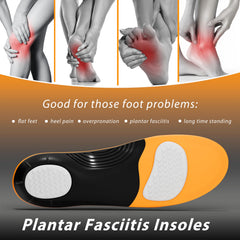 TAEPUSR plantar fasciitis insoles heel cup stability for steady walking