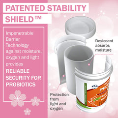 TAIGASEA US-made probiotic product image highlights manufacturing quality and GMP compliance.