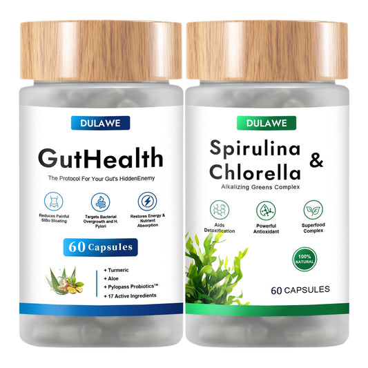 TakTuqa Dulave bottle front showing plant-based gut health formula for daily vitality