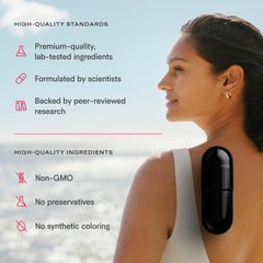 Tally Health NAD+ product featuring GMP seal for trusted manufacturing.
