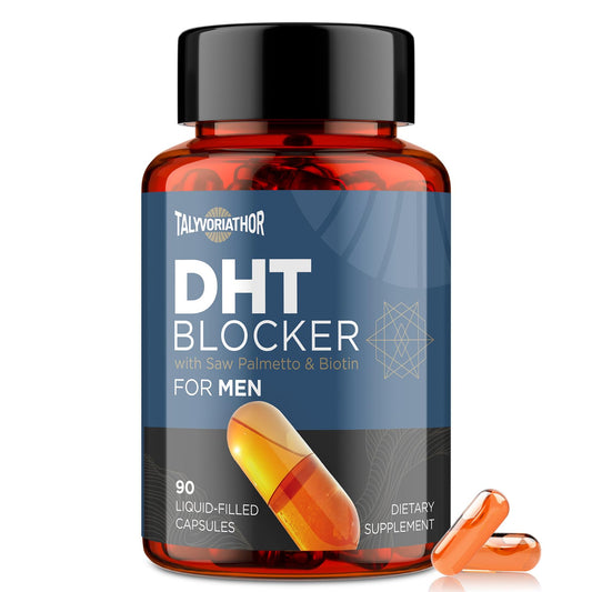 Talyvoriathor DHT Blocker bottle front view for daily hair wellness