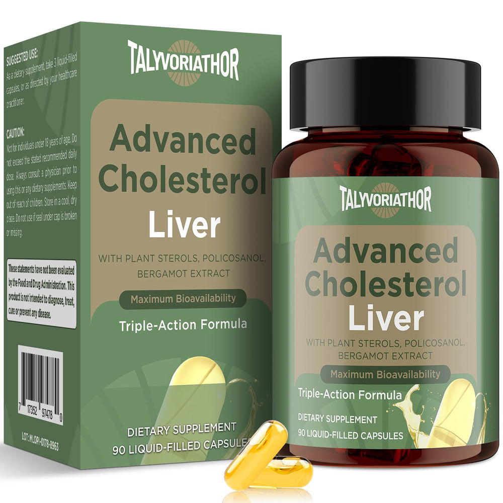Talyvoriathor liquid-filled capsules bottle illustrates oil-based delivery for faster absorption.