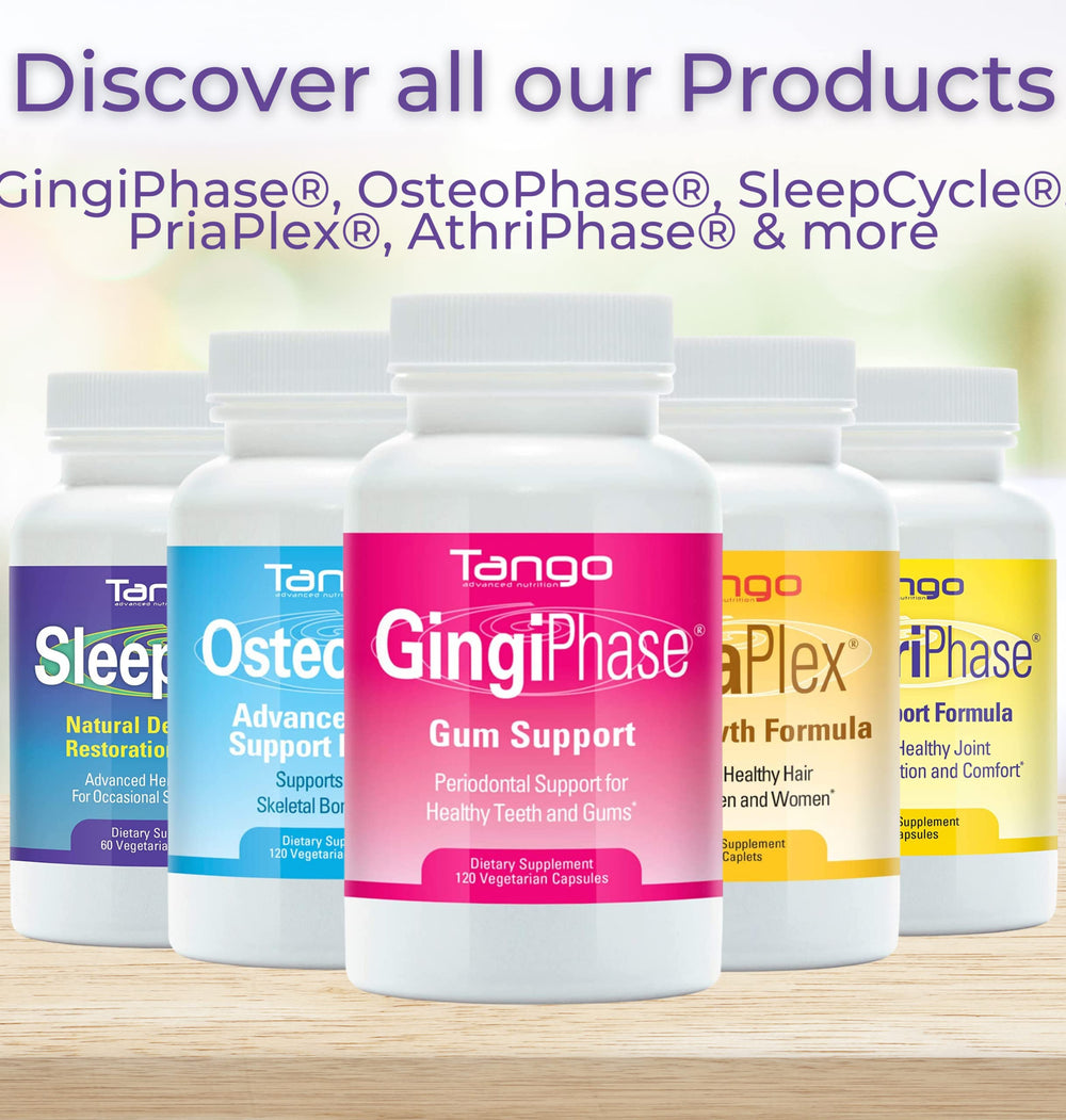 Tango AllerPhase herbal blends from dry botanicals emphasizing natural ingredients.