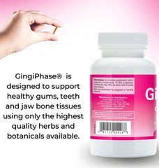 Tango GingiPhase capsules close-up highlighting the herbal blend