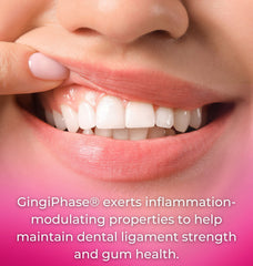 Tango GingiPhase with herbs like Drynaria and Forsythia — bone and gum support