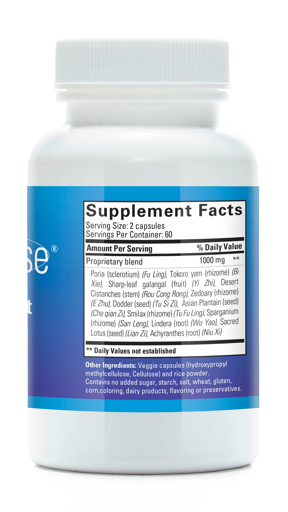 Tango ProstaPhase capsules close-up, natural herbal blend for prostate health support