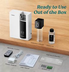 Tanoxi diffuser in a large room demonstrating wide coverage.