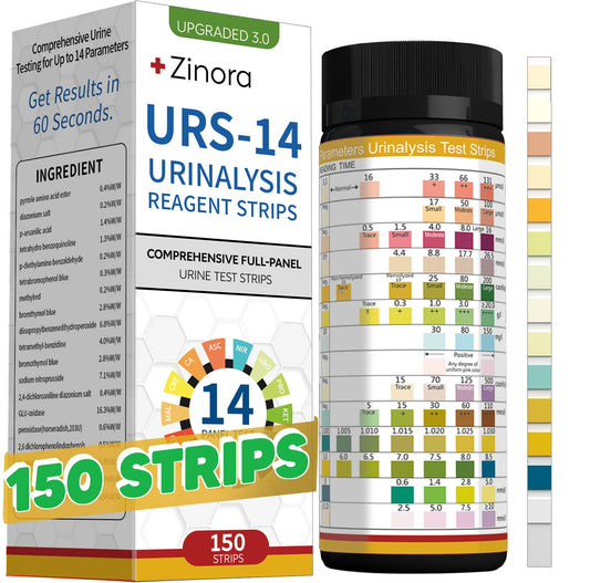 Tansozhe 14-URS box of test strips for convenient home urinalysis.