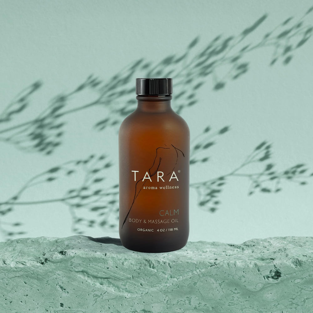 TARA Spa Therapy Calm Oil ready for aromatherapy use.